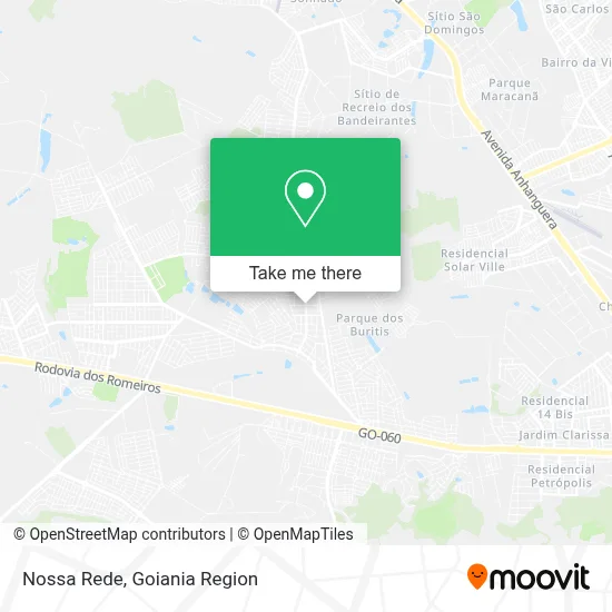 Nossa Rede map