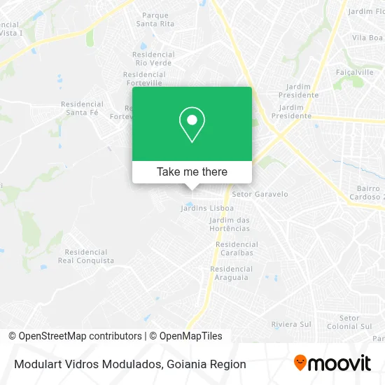 Modulart Vidros Modulados map