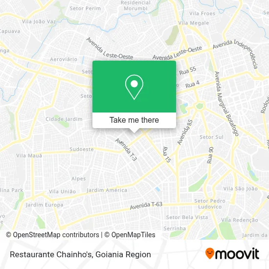 Restaurante Chainho's map