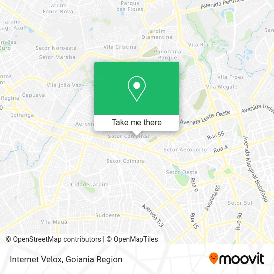 Internet Velox map