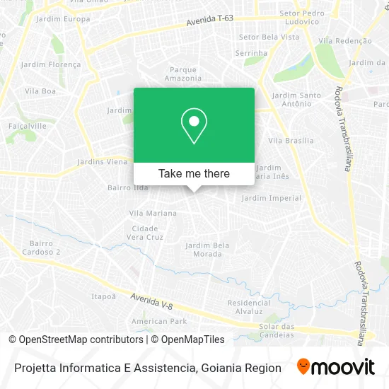 Projetta Informatica E Assistencia map