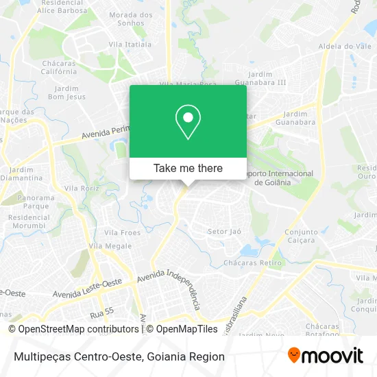 Multipeças Centro-Oeste map