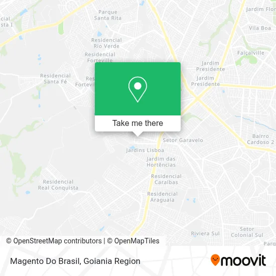 Magento Do Brasil map