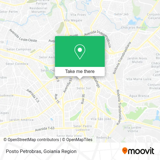 Posto Petrobras map