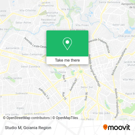 Studio M map