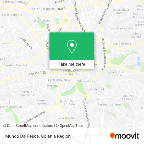 Mundo Da Pesca map