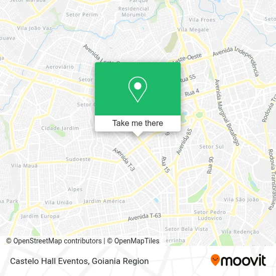 Castelo Hall Eventos map