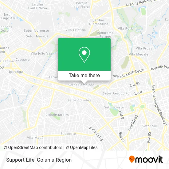 Support Life map