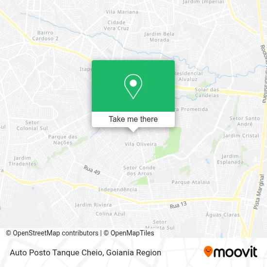 Auto Posto Tanque Cheio map