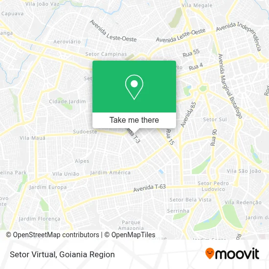 Setor Virtual map