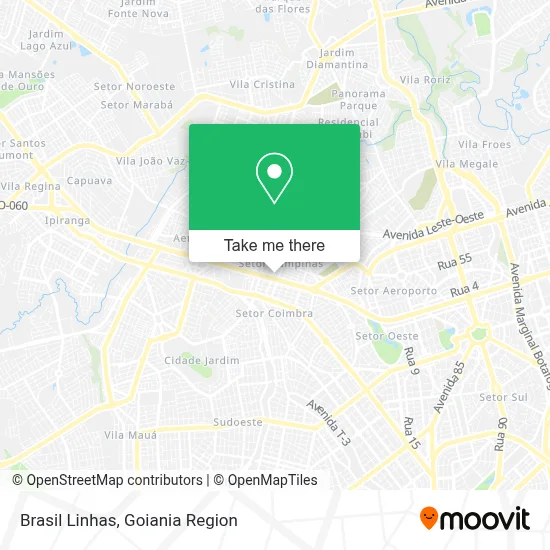 Brasil Linhas map