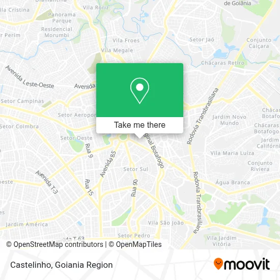 Castelinho map