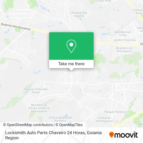 Locksmith Auto Parts Chaveiro 24 Horas map