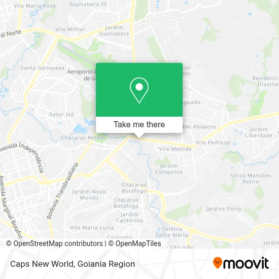 Caps New World map
