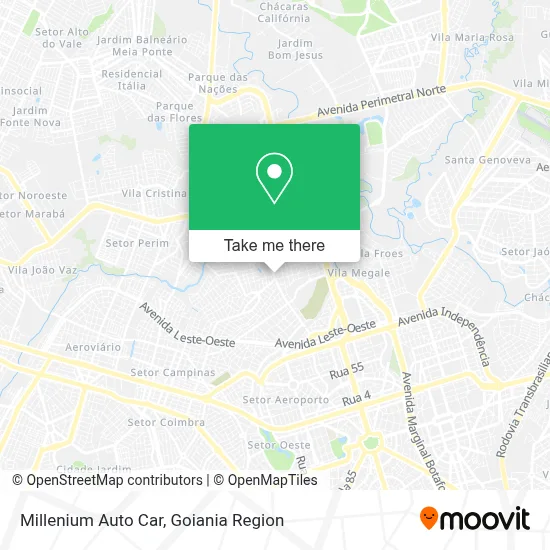 Millenium Auto Car map
