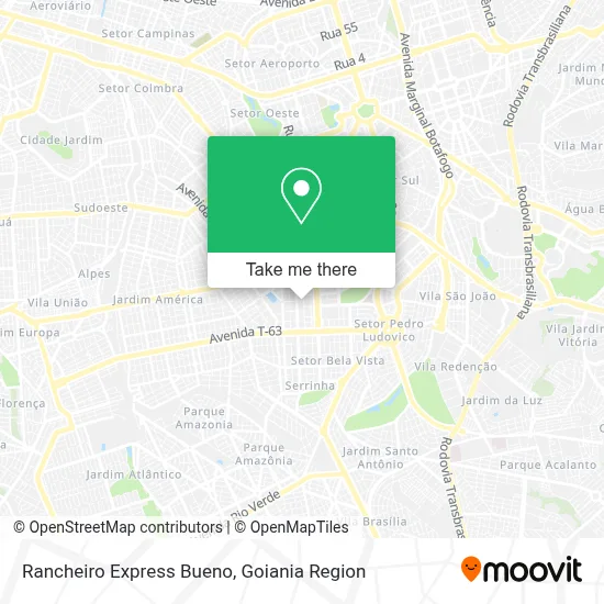 Rancheiro Express Bueno map