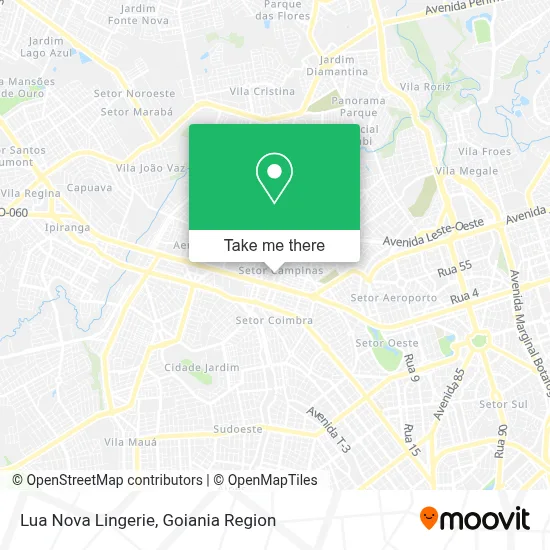 Lua Nova Lingerie map