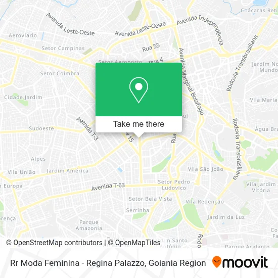 Rr Moda Feminina - Regina Palazzo map