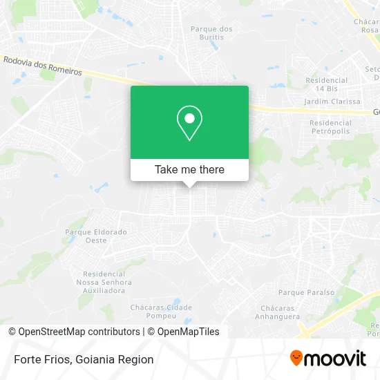 Forte Frios map