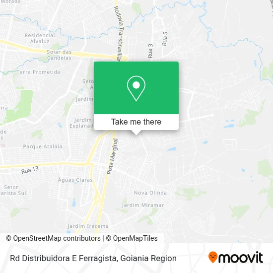 Rd Distribuidora E Ferragista map