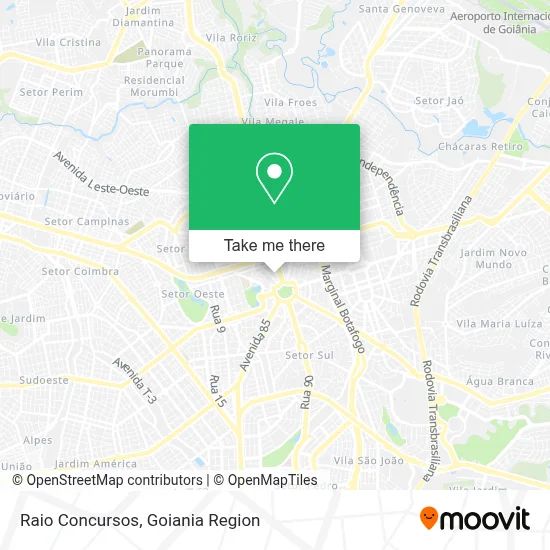 Raio Concursos map