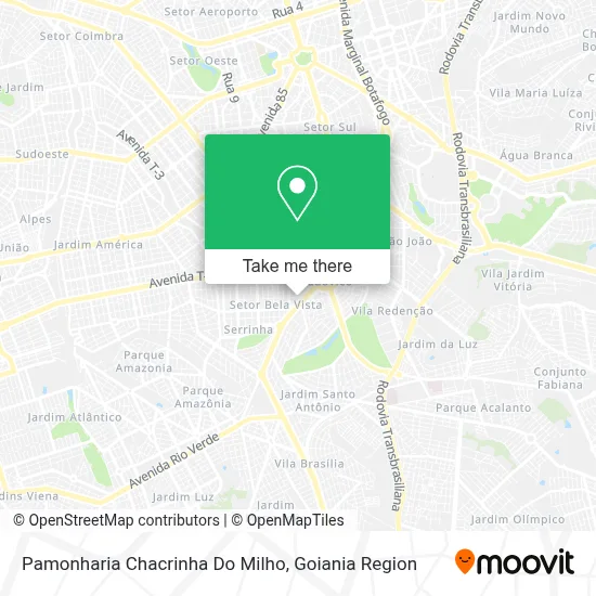 Pamonharia Chacrinha Do Milho map