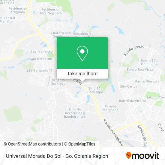 Universal Morada Do Sol - Go map