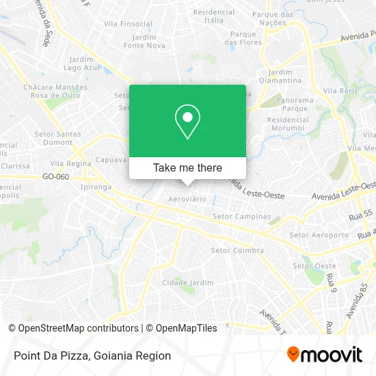 Point Da Pizza map