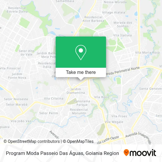 Program Moda Passeio Das Águas map