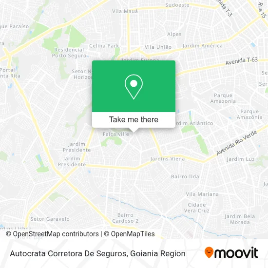 Autocrata Corretora De Seguros map