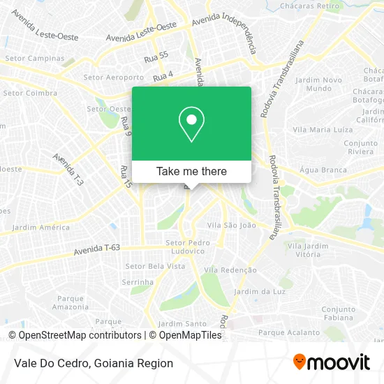 Vale Do Cedro map