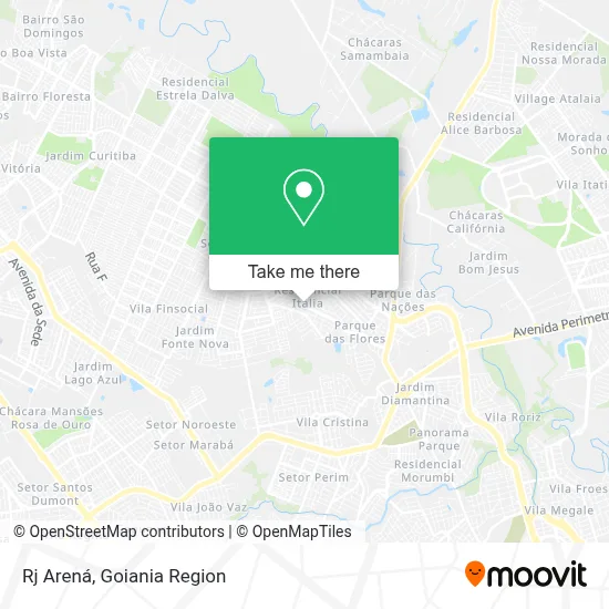 Rj Arená map
