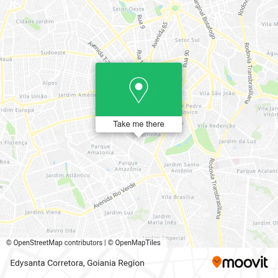 Edysanta Corretora map