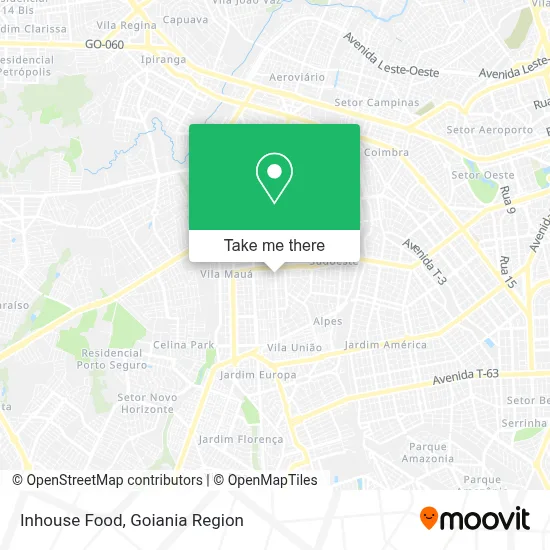 Inhouse Food map