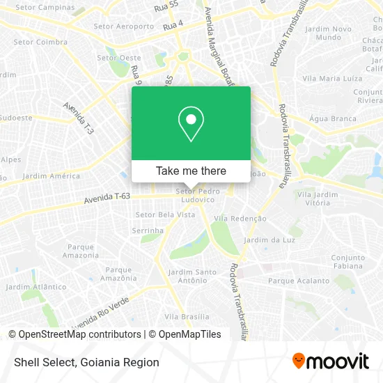 Shell Select map