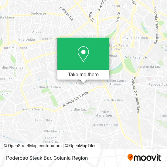 Poderoso Steak Bar map