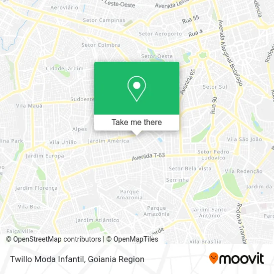 Twillo Moda Infantil map