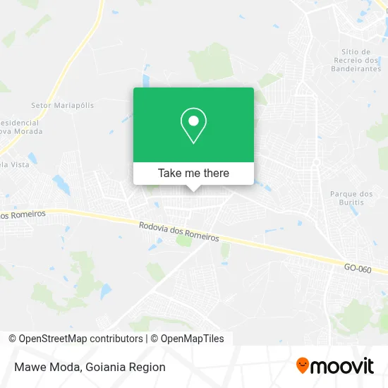 Mawe Moda map