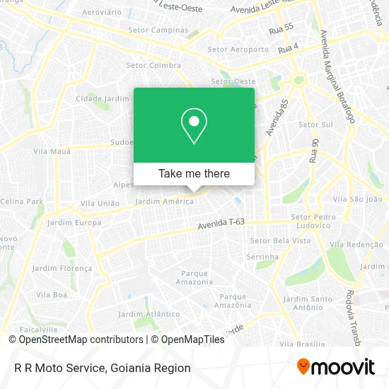 R R Moto Service map