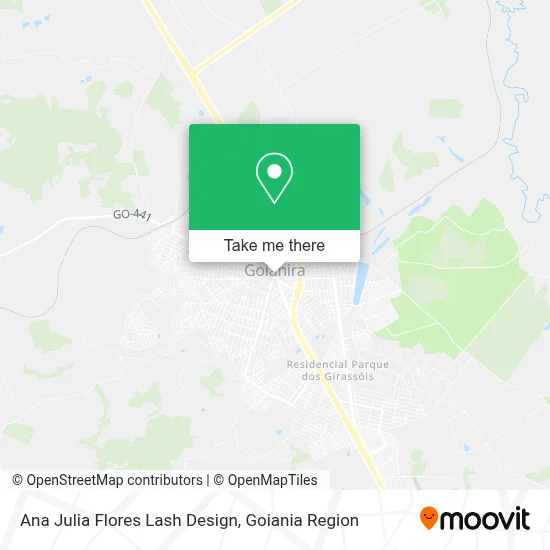 Ana Julia Flores Lash Design map