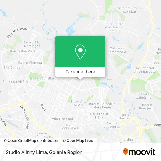 Studio Alinny Lima map