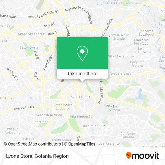Lyons Store map