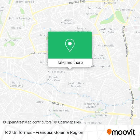R 2 Uniformes - Franquia map