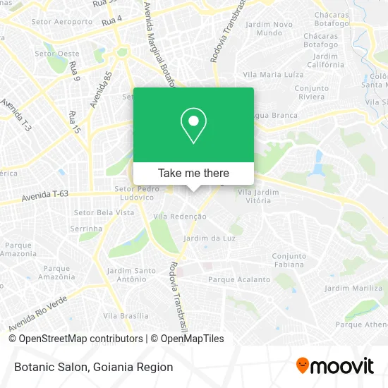 Botanic Salon map