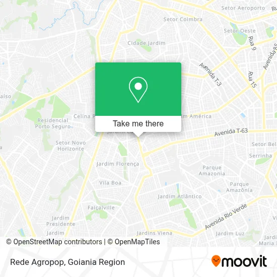 Rede Agropop map