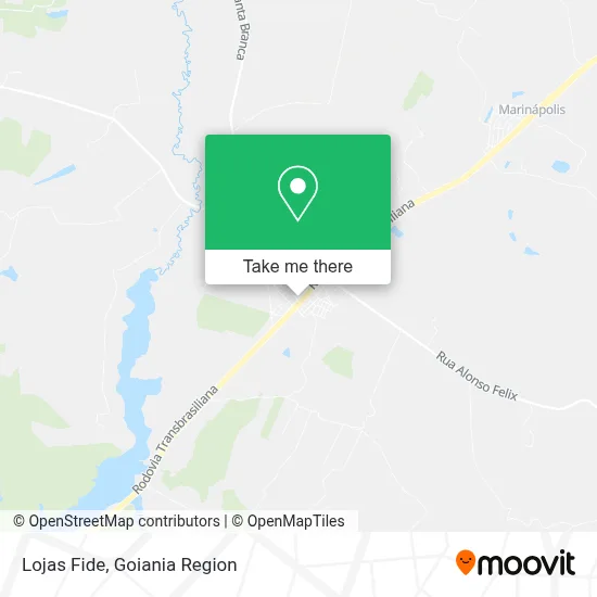 Lojas Fide map
