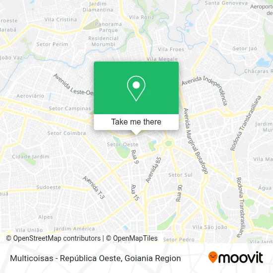 Multicoisas - República Oeste map