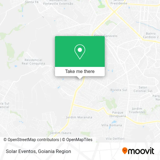 Solar Eventos map