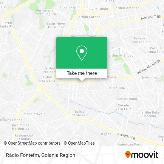 Rádio Fontefm map