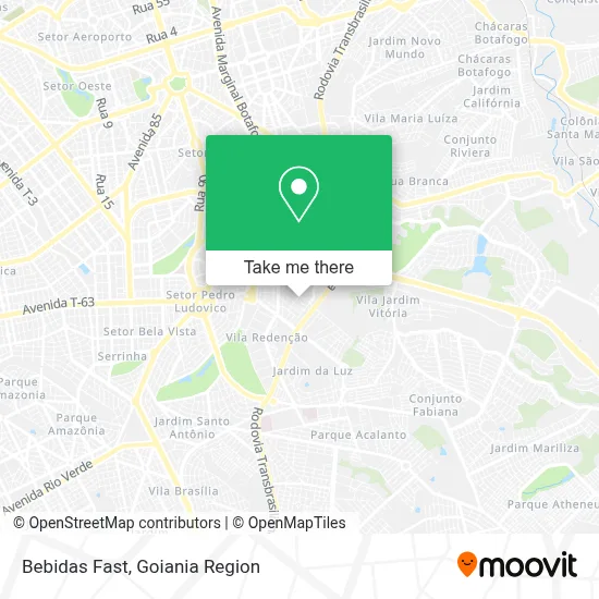 Bebidas Fast map